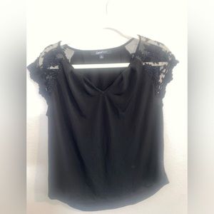 Lace Black Top